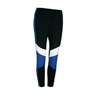 Marika 7/8 Legging Blue Black White Size XL